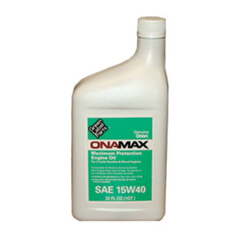 Onan Cummins 326-5336 OEM RV OnaMax 1 Quart Bottle Engine Oil - Fuel Save Consumption Reduction - SAE 15W-40z - AnyRvParts.com