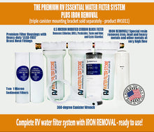 Essential System + Iron Water Filtration System with Blue Cage