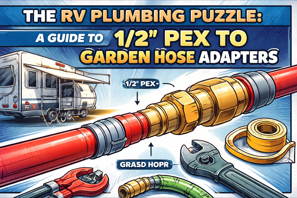 The RV Plumbing Puzzle: A Guide to 1/2 PEX to Garden Hose Adapters ...