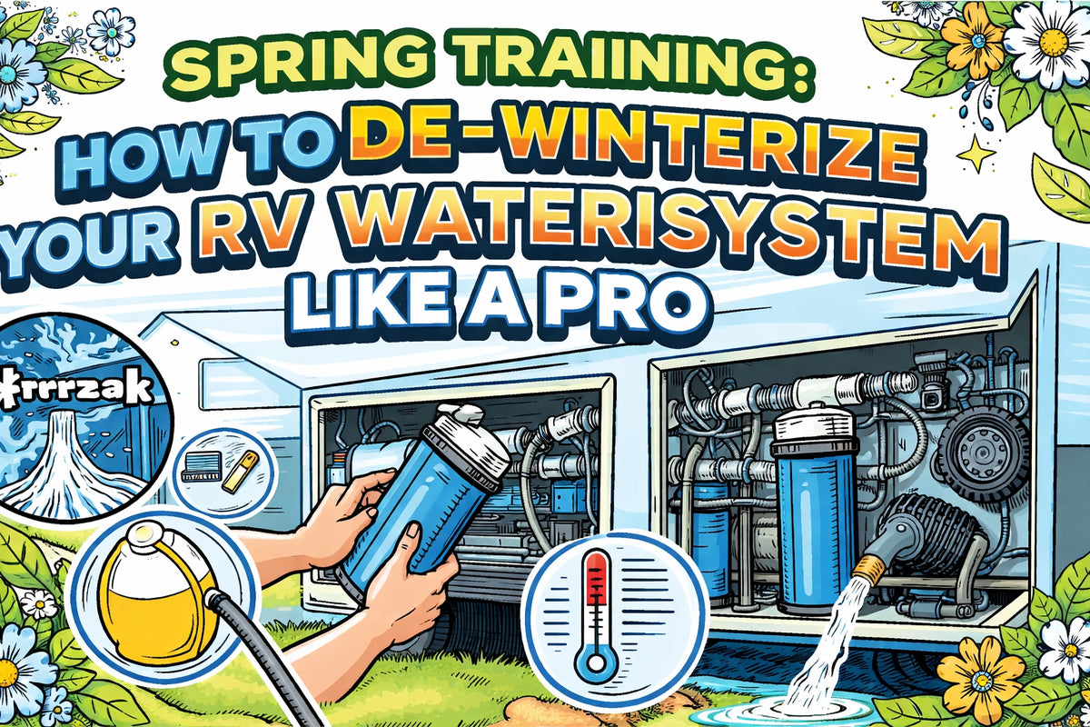 Winterizing Rv Water System Spring Training: How to De-Winterize Your RV Water System Like a Pro ...