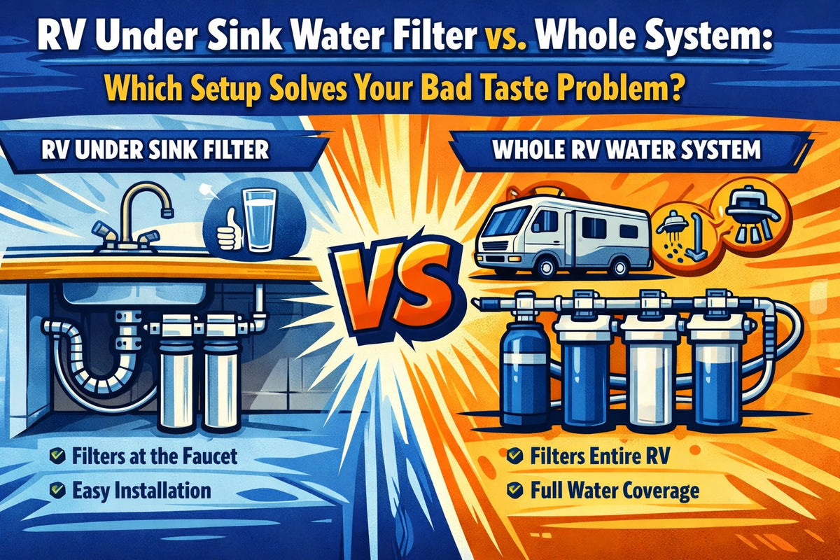 RV Under Sink Water Filter vs. Whole System: Which Setup Solves Your B ...