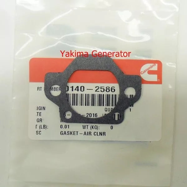 Onan 140-2586 Gasket- AIR CLEANER