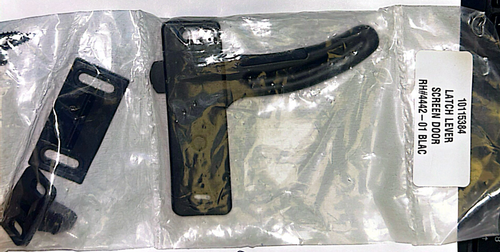 Fleetwood 10115384 OEM RV Screen Door Lever Right Hand Latch - Exterior Fitting.