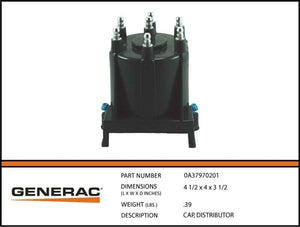 Generac 0A37970201 CAP DISTRIBUTOR Product is OBSOLETE Dropshipped from Manufacturer