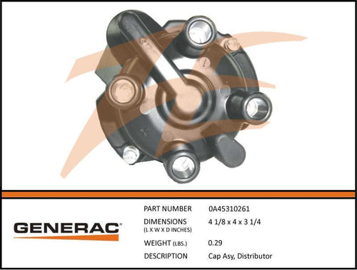 Generac 0A45310261 CAP  Assembly   DISTRIBUTOR Product is OBSOLETE Dropshipped from Manufacturer