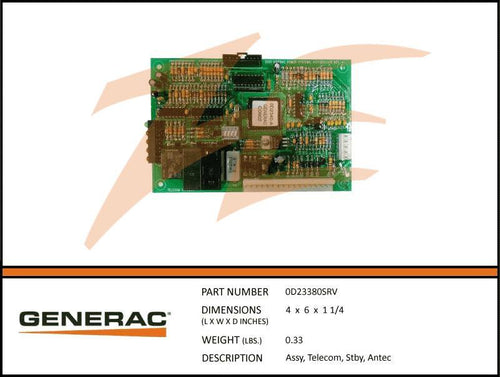 Generac 0D23380SRV Telecom Assembly Antec Product is OBSOLETE Dropshipped from Manufacturer OBSOLETE