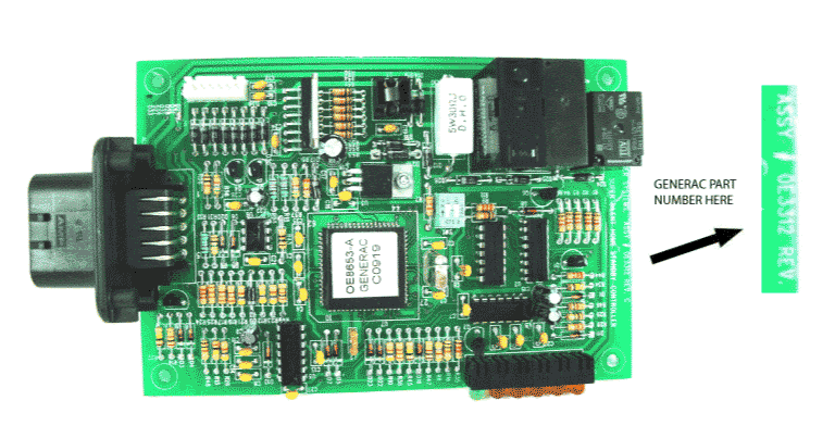 Generac 0E33120SRV Super Silent HSB Control PCB Assembly Product is OBSOLETE Dropshipped from Manufacturer OBSOLETE