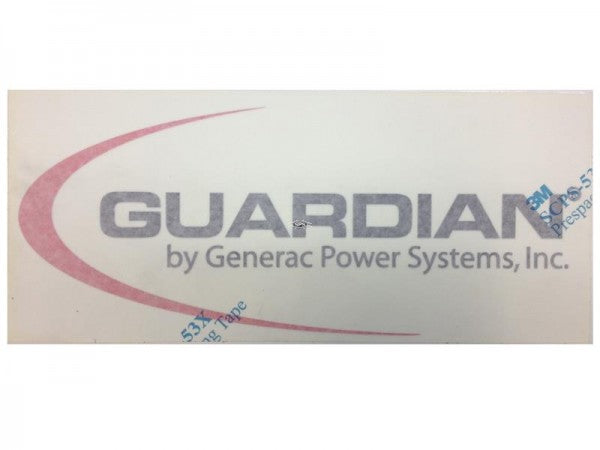 Generac 0G8667 Door  DECAL, GUARDIAN Dropshipped from Manufacturer