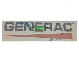 Generac 0H2159C DECAL LOGO G26 09 609MM Dropshipped from Manufacturer