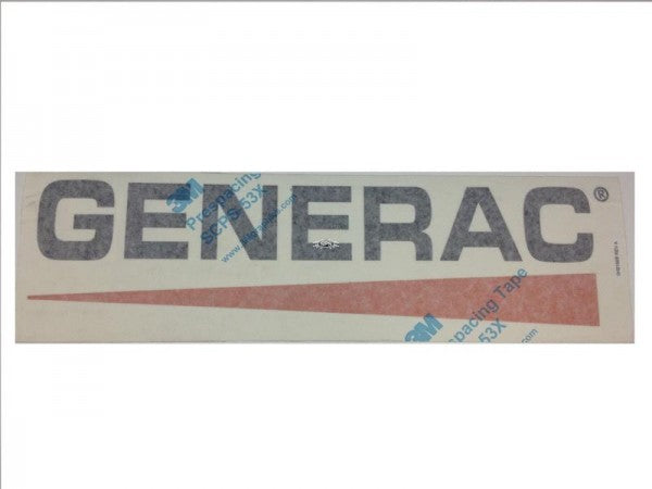 Generac 0K4636 DECAL GENERAC LOGO Dropshipped from Manufacturer