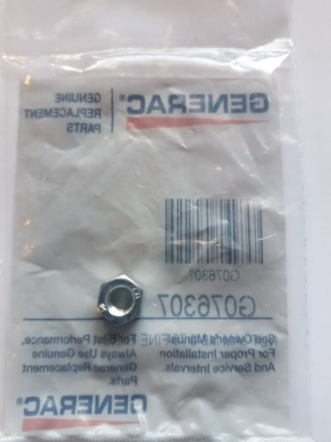 Generac 076307 Nut Jam M6-0.75 Fine Thread