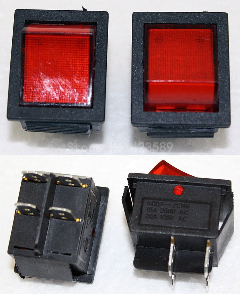 Estop Rocker Switch Generac 101603A RUN/STOP Rocker SWITCH NSP Dropshipped from Manufactur ...