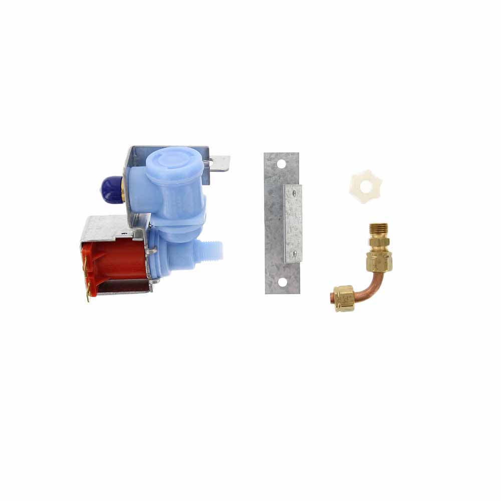 Dometic 3108706.122 OEM RV Refrigerator Eaton Ice Maker Valve Solenoid w/ Elbow - AnyRvParts.com