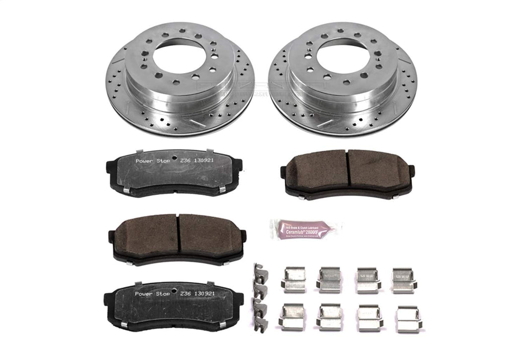 Power Stop K240536 Rear Z36 Truck and Tow Brake Kit
