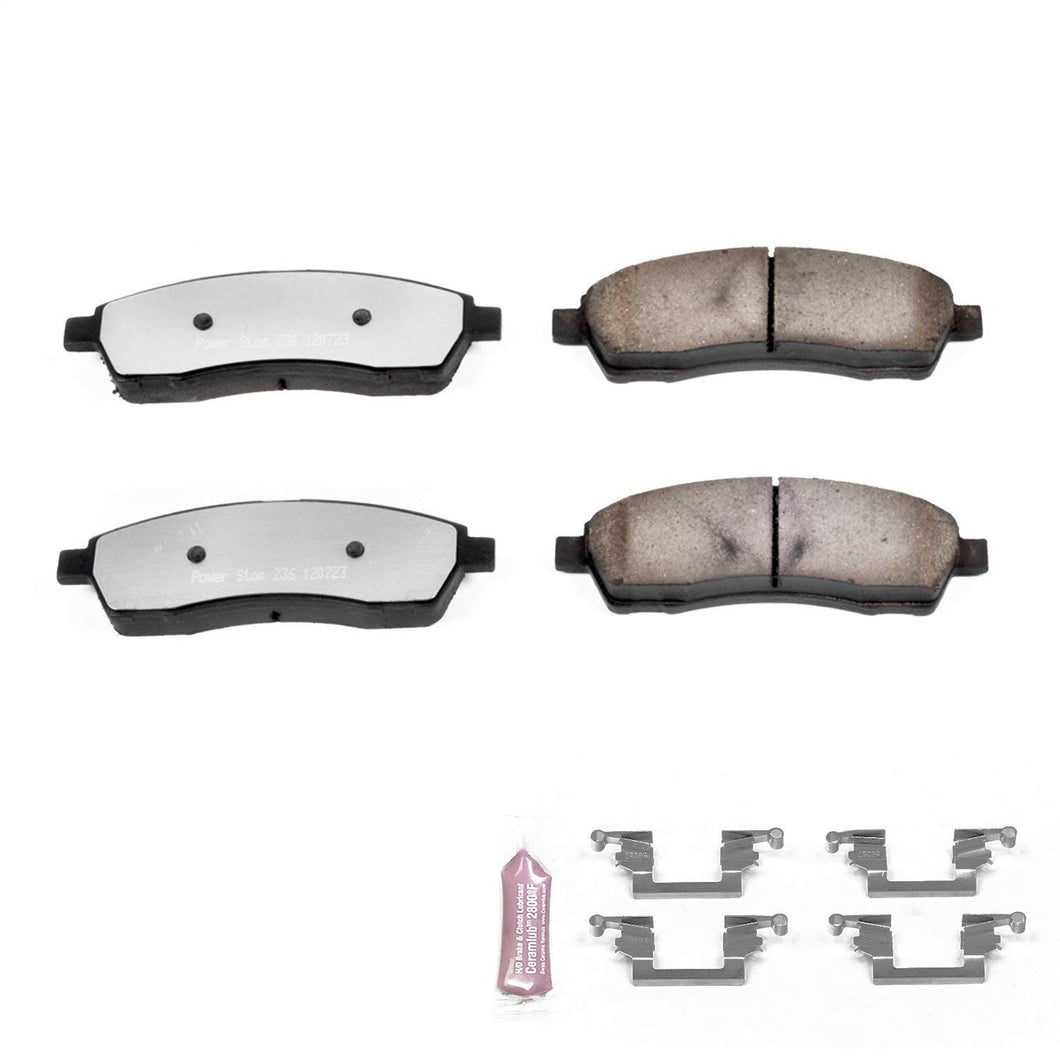 Power Stop Z36757 Front Z36 Truck and Tow Brake Pads
