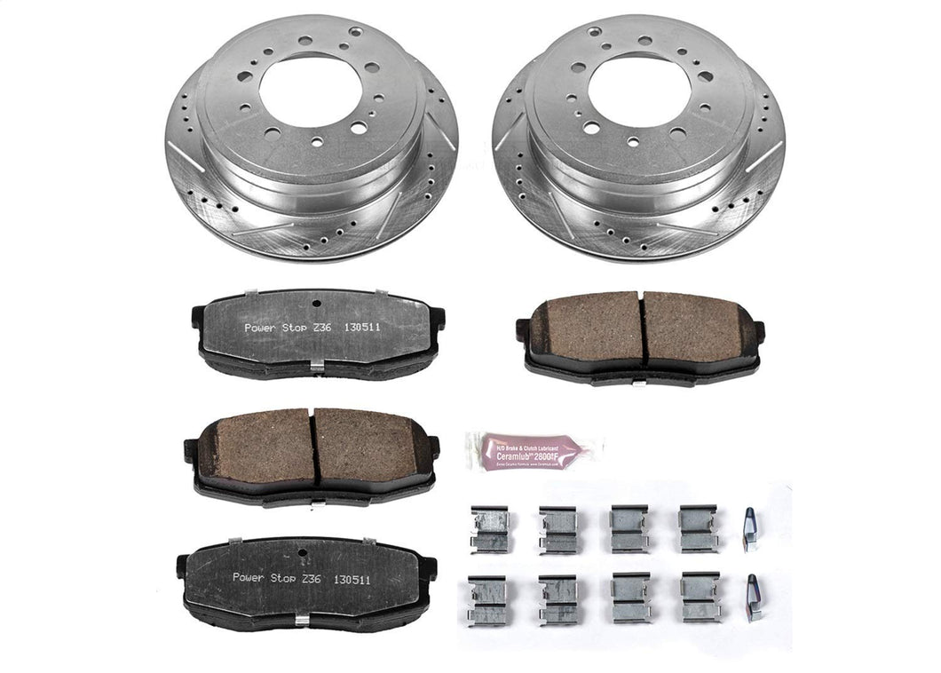 Power Stop K307336 Rear Z36 Truck and Tow Brake Kit