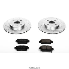Power Stop K109 Front Z23 Evolution Brake Kit with Drilled/Slotted Rotors and Ceramic Brake Pads