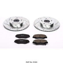Power Stop K1043 Front Z23 Evolution Brake Kit with Drilled/Slotted Rotors and Ceramic Brake Pads