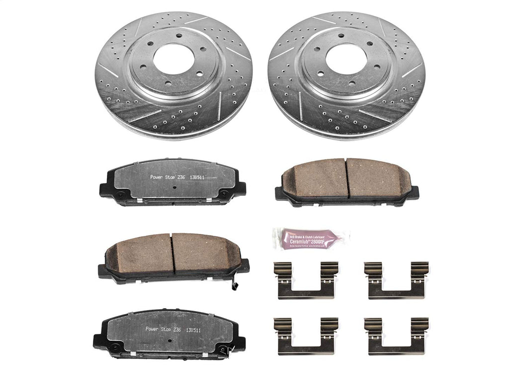Power Stop K296136 Front Z36 Truck and Tow Brake Kit