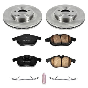 Power Stop KOE981 Autospecialty OE Replacement 1-Click Daily Driver Brake Kit