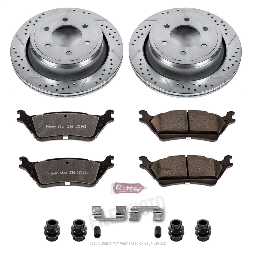 Power Stop K6271-36 Rear Z36 Truck and Tow Brake Kit