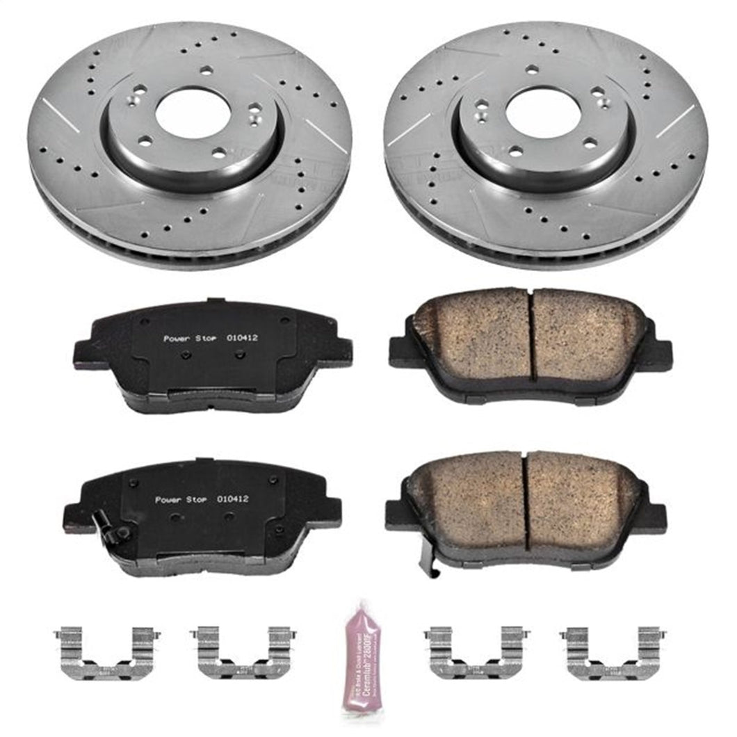 Power Stop K5377 Front Z23 Evolution Brake Kit