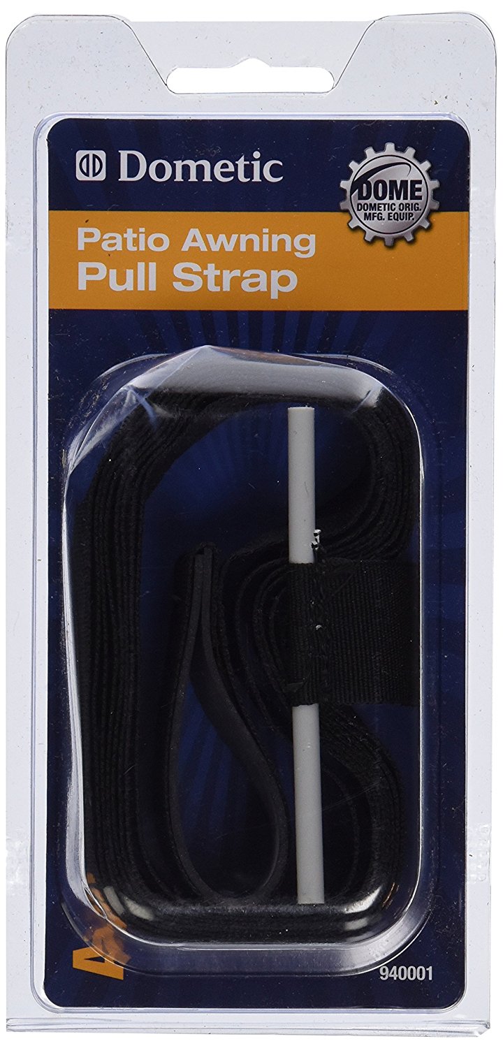 Dometic A&E 940001 OEM RV Patio Awning Pull Strap - Authentic Replacement Part - 94 Inches, Black - AnyRvParts.com