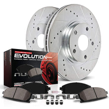 Power Stop K1043 Front Z23 Evolution Brake Kit with Drilled/Slotted Rotors and Ceramic Brake Pads