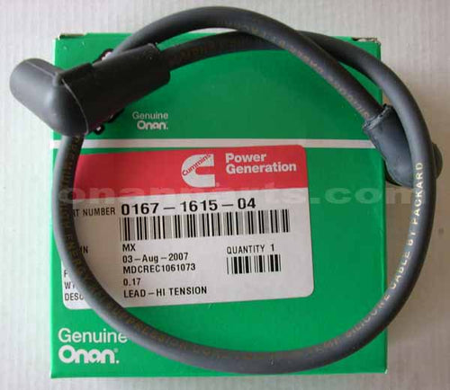 Onan 167-1615-04 Hi Tension Spark Plug Wire