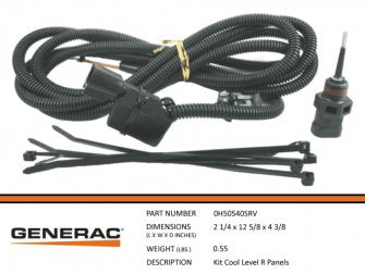 Generac 0H50540SRV KIT COOL LEVEL R Panels Dropshipped from Manufacturer