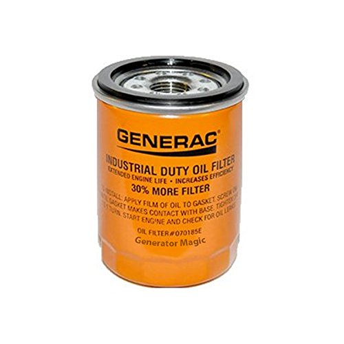 Generac 070185E OEM RV 90mm High Capacity Generator Oil Filter - Extends Engine Life, 30% More Filter Replaces 070185F