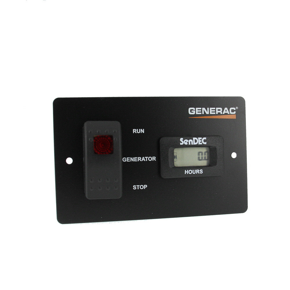 Remote Control Generac Generac 061440 OEM RV Generator Remote Panel with Hour Meter - One-Tou ...
