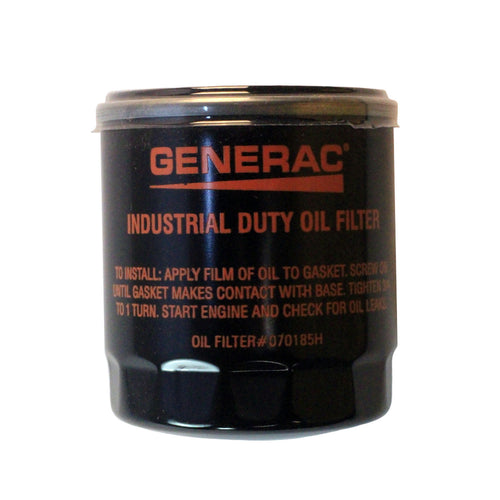 Generac 070185H Oil Filter 75 LOGO BLK-CAN Dropshipped from Manufacturer
