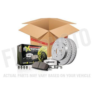 Power Stop K1437-26 Z26 Street Warrior Front Disc Brake Pad and Rotor Kit